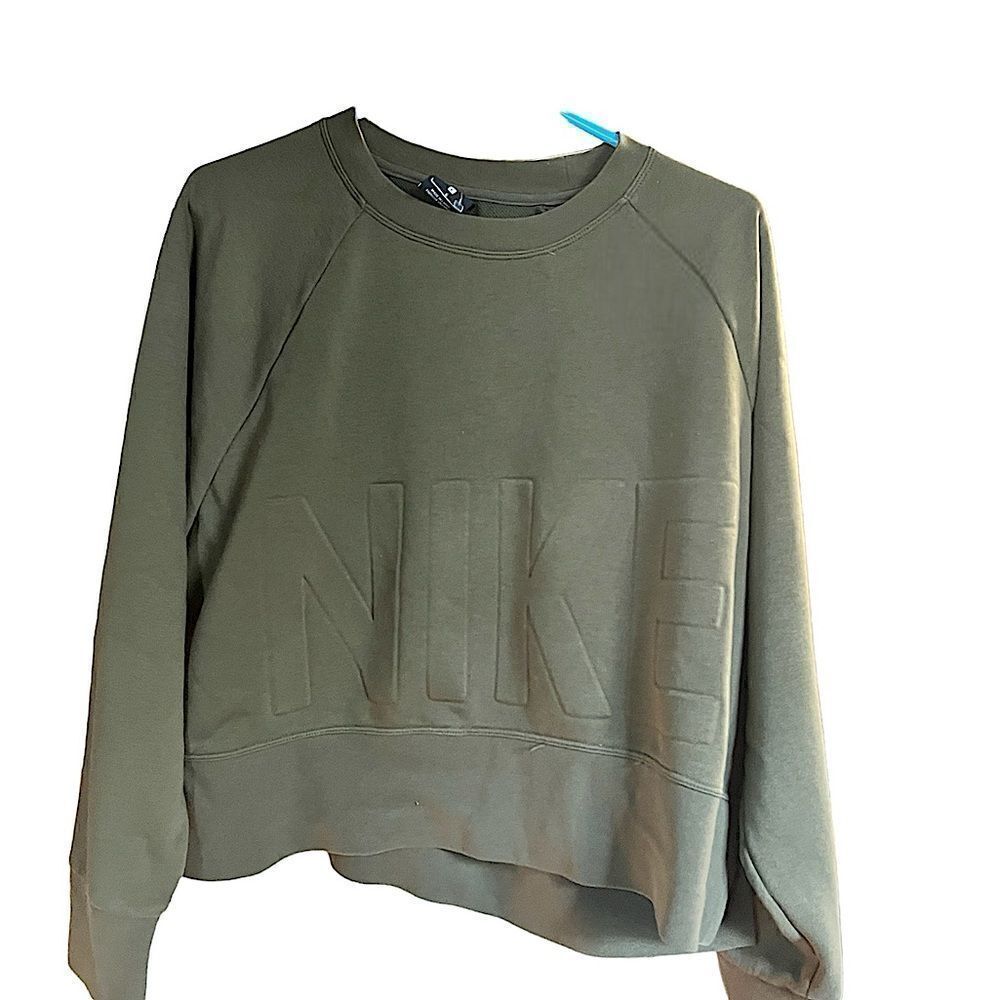 Womens Nike Croptop Green Womens Large